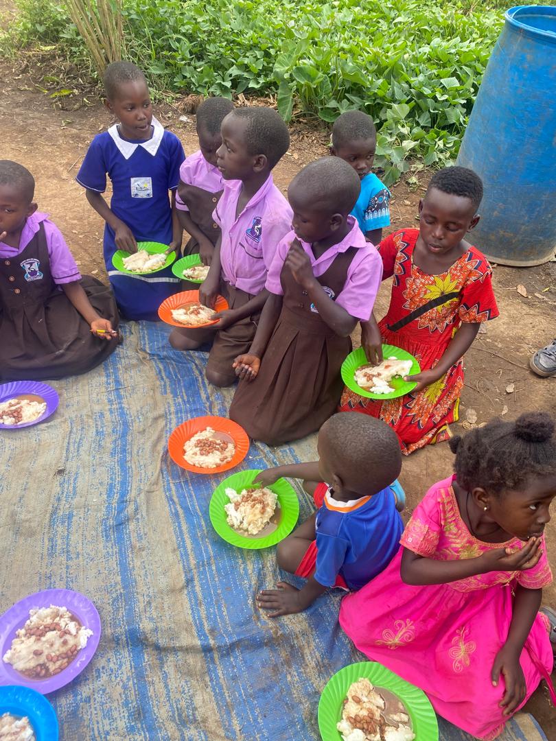 Children eating together